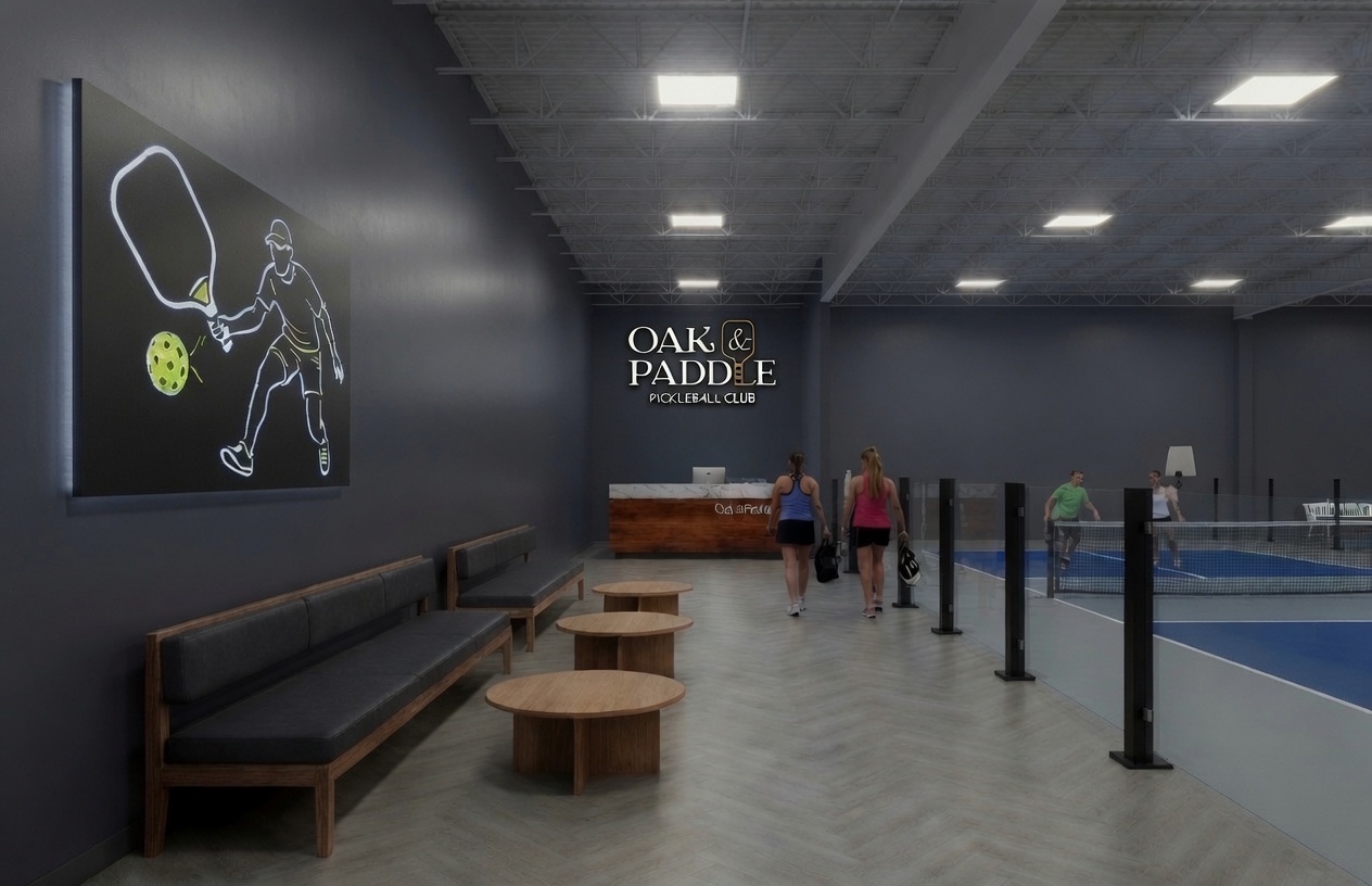 Oak & Paddle lobby