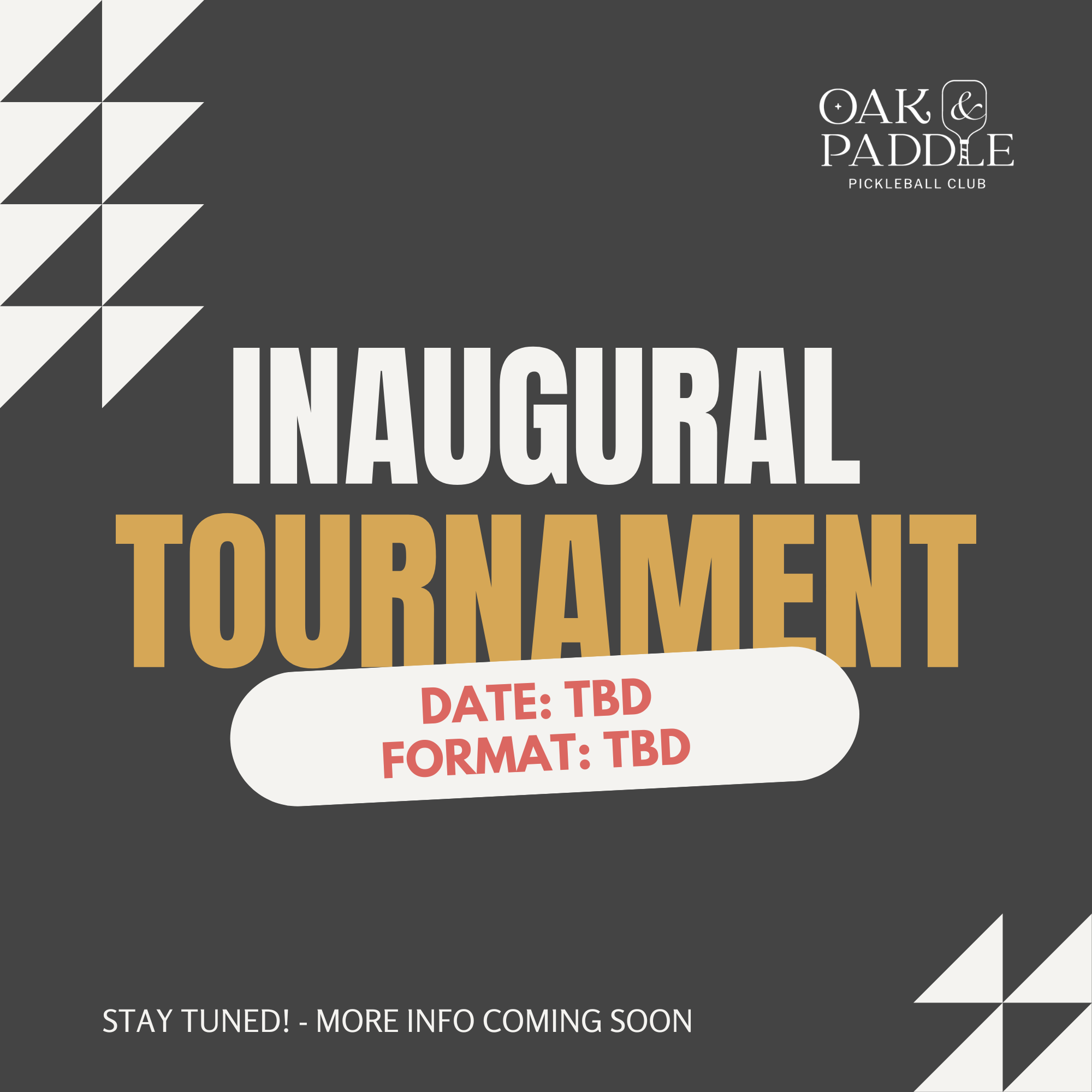 Inaugural Tournament